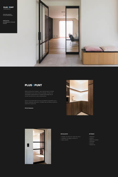 Plus Punt interieur  - website